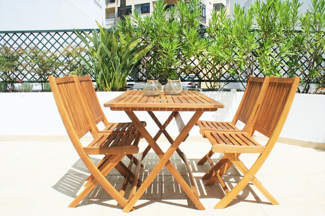 Charming Estoril Apt Beach 5 Min Walk Esterno foto